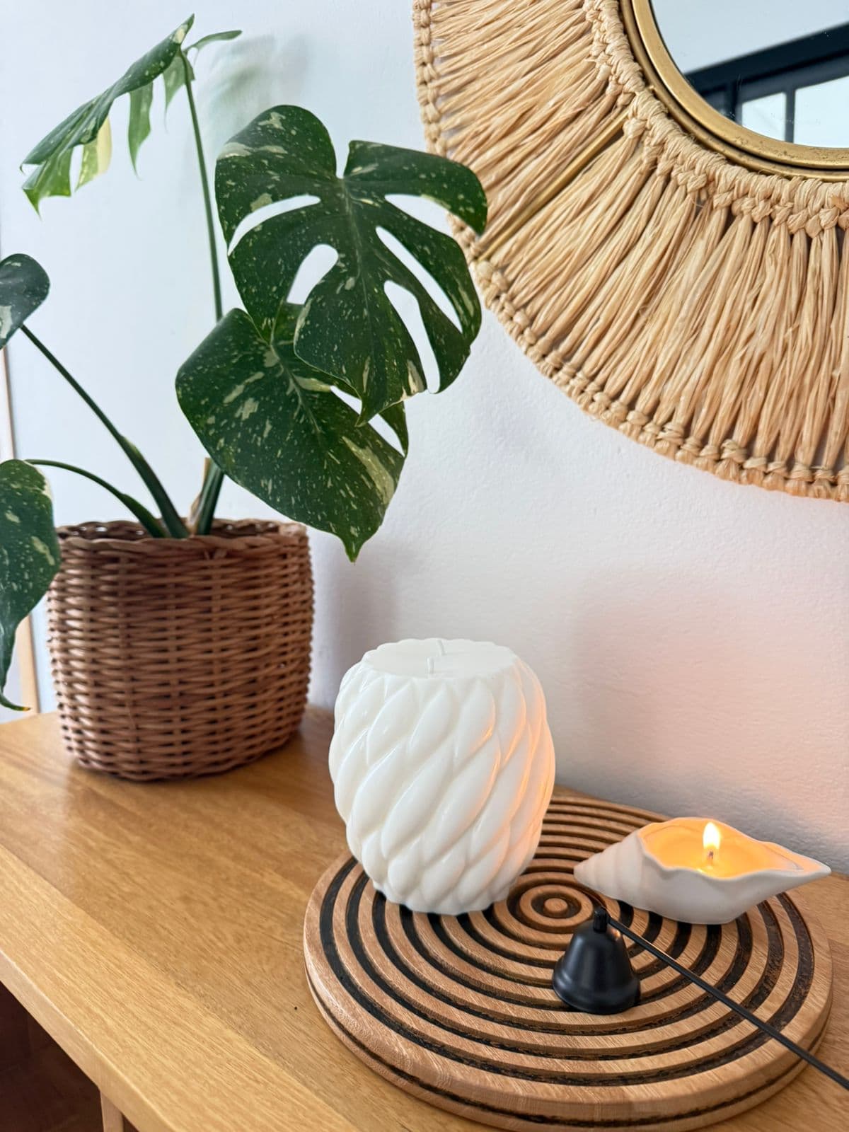 Vela decorativa xxl tejido. - Imagen 1