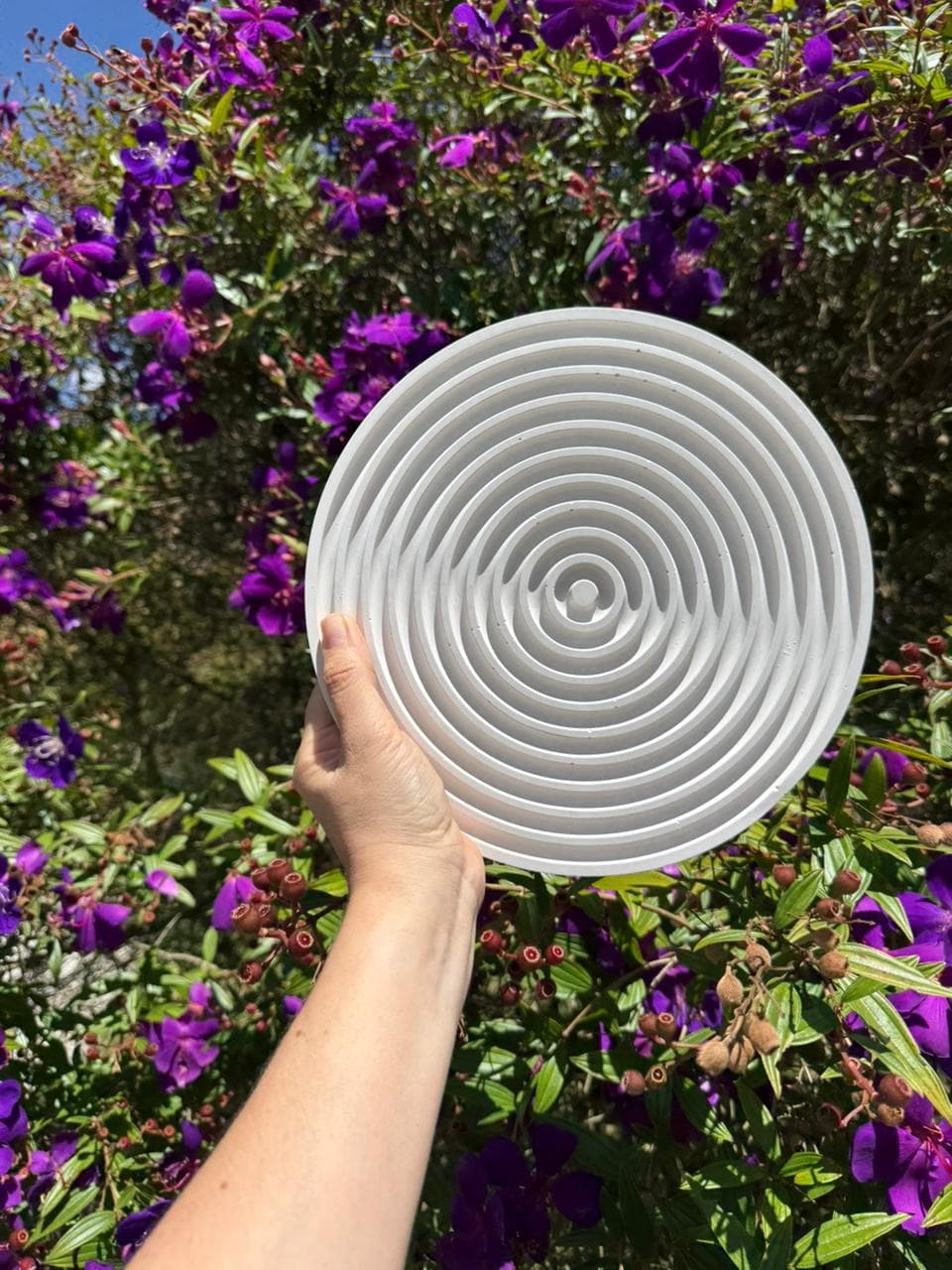 Bandeja rayada yeso. - Imagen 1