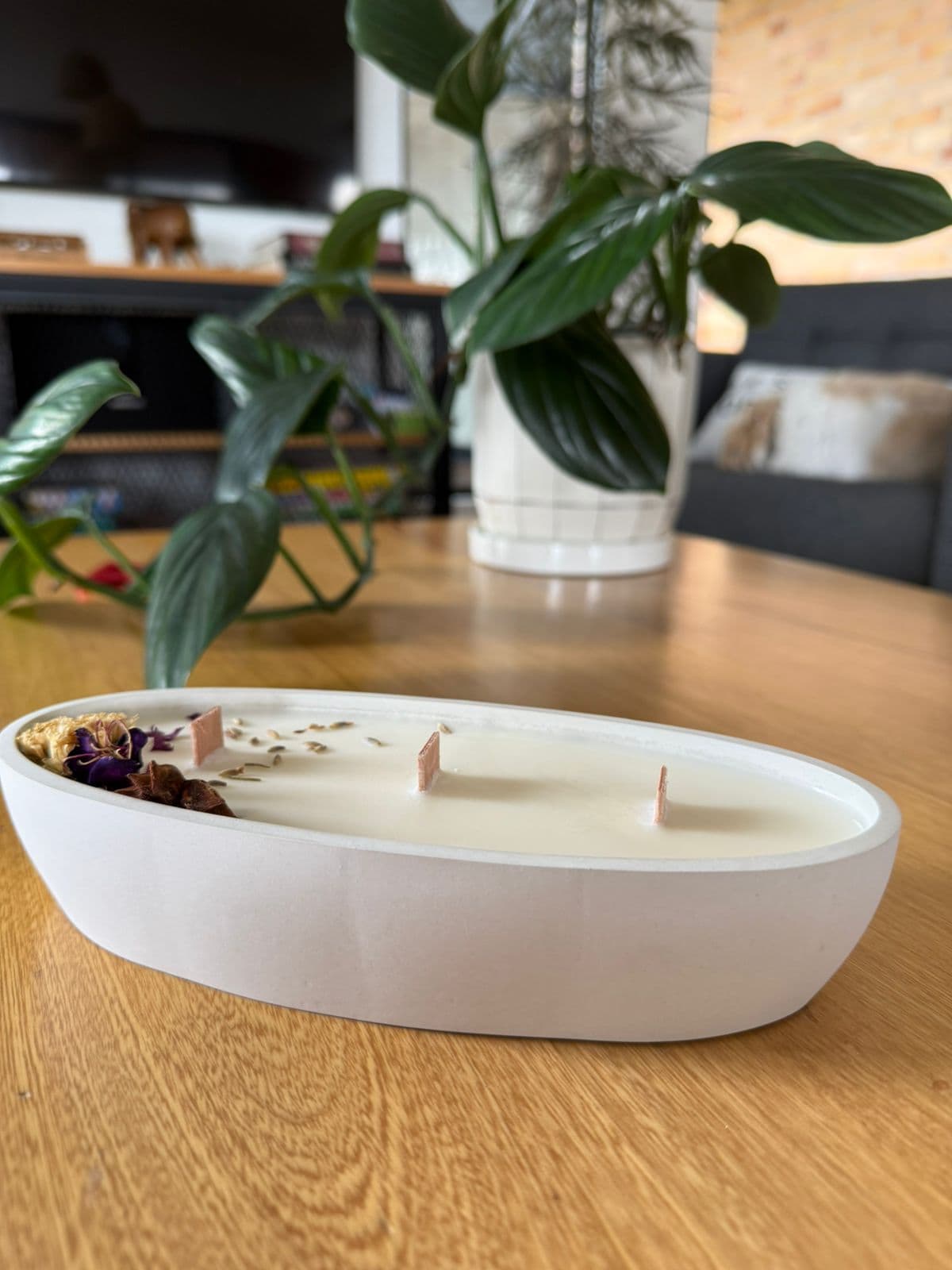 Vela aromática, canoa. - Imagen 1