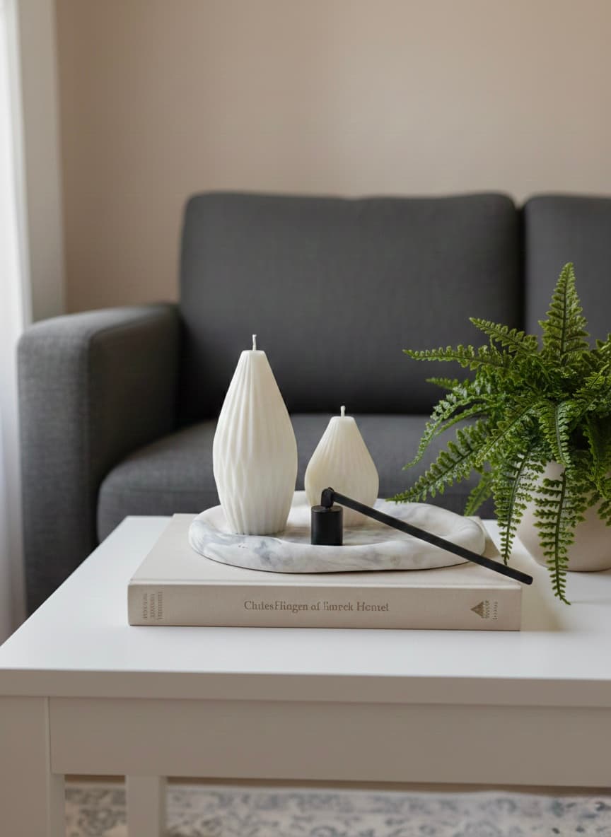 Vela decorativa aura. - Imagen 1